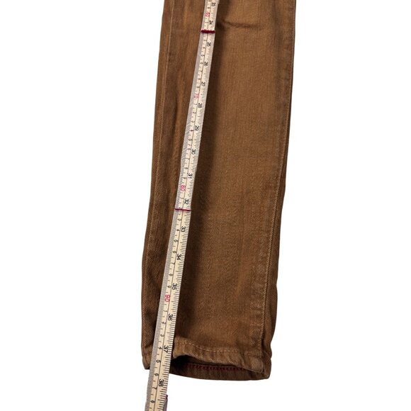 !IT Womens Ultra Skinny Jeans W28 Brown Cotton & Spandex Made In USA - Picture 4 of 11